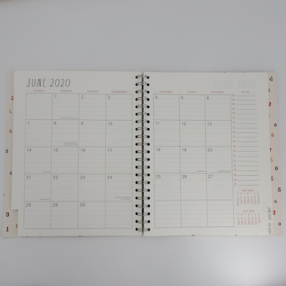 🆕️RAE DUNN PLAN AHEAD 2019/2020 Full Size Planner - Picture 6 of 7